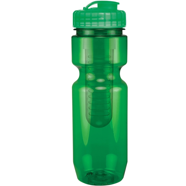 22oz Translucent Bike Bottle with Flip Top Lid & Infuser - 22oz Translucent Bike Bottle with Flip Top Lid & Infuser - Image 67 of 100