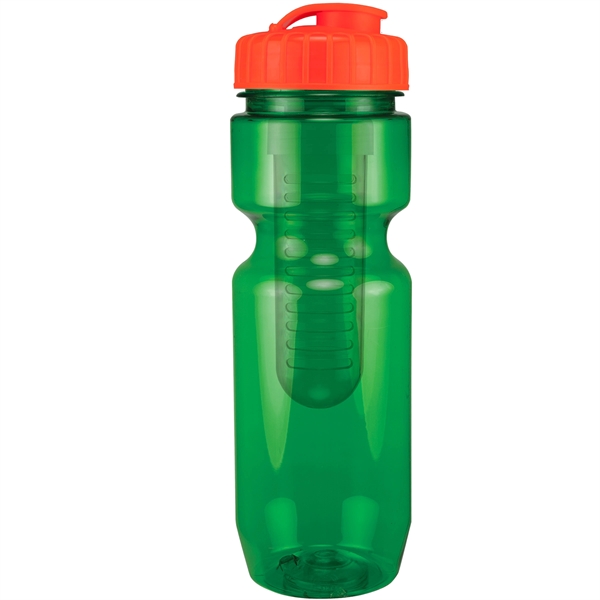 22oz Translucent Bike Bottle with Flip Top Lid & Infuser - 22oz Translucent Bike Bottle with Flip Top Lid & Infuser - Image 68 of 100