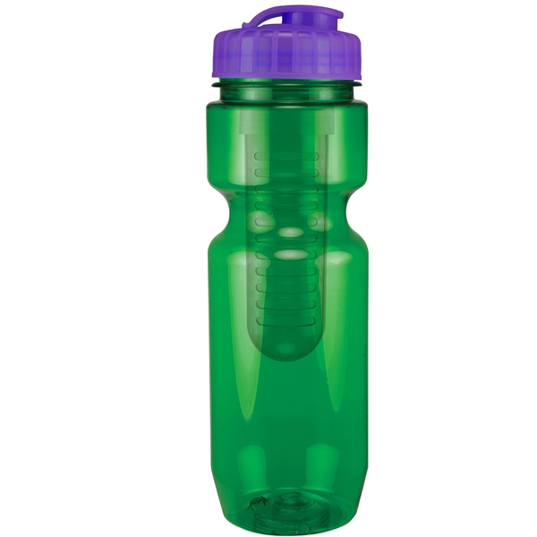 22oz Translucent Bike Bottle with Flip Top Lid & Infuser - 22oz Translucent Bike Bottle with Flip Top Lid & Infuser - Image 69 of 100