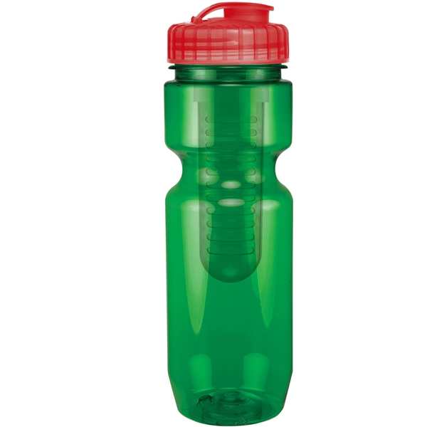 22oz Translucent Bike Bottle with Flip Top Lid & Infuser - 22oz Translucent Bike Bottle with Flip Top Lid & Infuser - Image 70 of 100