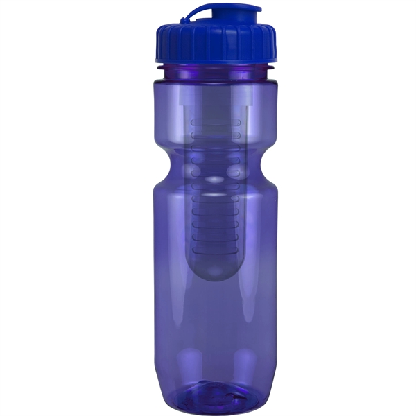 22oz Translucent Bike Bottle with Flip Top Lid & Infuser - 22oz Translucent Bike Bottle with Flip Top Lid & Infuser - Image 74 of 100