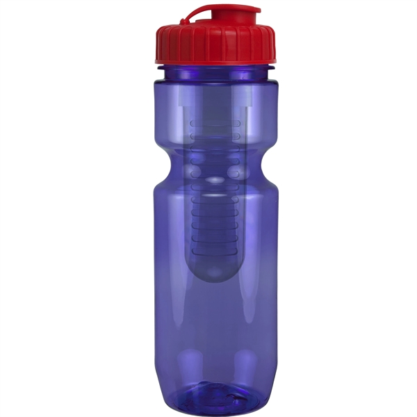 22oz Translucent Bike Bottle with Flip Top Lid & Infuser - 22oz Translucent Bike Bottle with Flip Top Lid & Infuser - Image 76 of 100