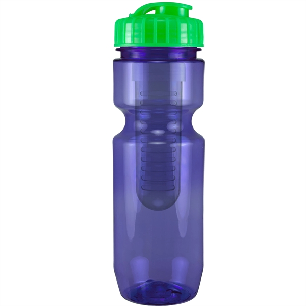 22oz Translucent Bike Bottle with Flip Top Lid & Infuser - 22oz Translucent Bike Bottle with Flip Top Lid & Infuser - Image 77 of 100