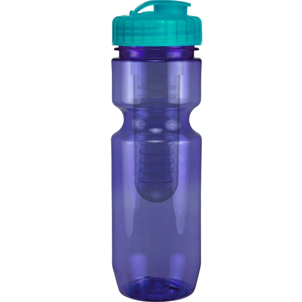 22oz Translucent Bike Bottle with Flip Top Lid & Infuser - 22oz Translucent Bike Bottle with Flip Top Lid & Infuser - Image 79 of 100