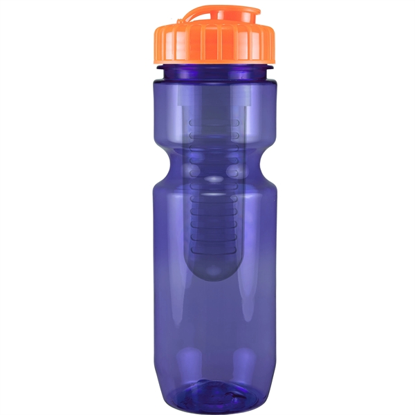 22oz Translucent Bike Bottle with Flip Top Lid & Infuser - 22oz Translucent Bike Bottle with Flip Top Lid & Infuser - Image 82 of 100