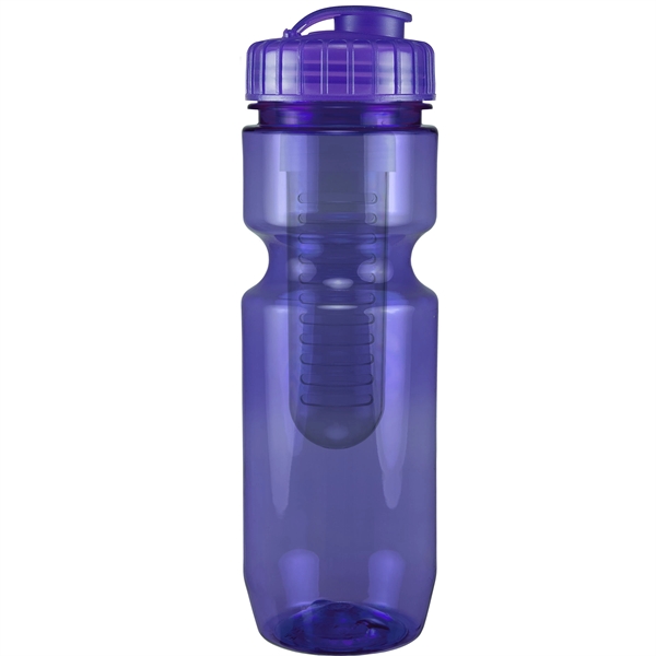 22oz Translucent Bike Bottle with Flip Top Lid & Infuser - 22oz Translucent Bike Bottle with Flip Top Lid & Infuser - Image 83 of 100