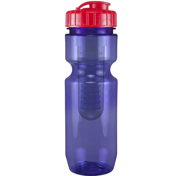 22oz Translucent Bike Bottle with Flip Top Lid & Infuser - 22oz Translucent Bike Bottle with Flip Top Lid & Infuser - Image 84 of 100