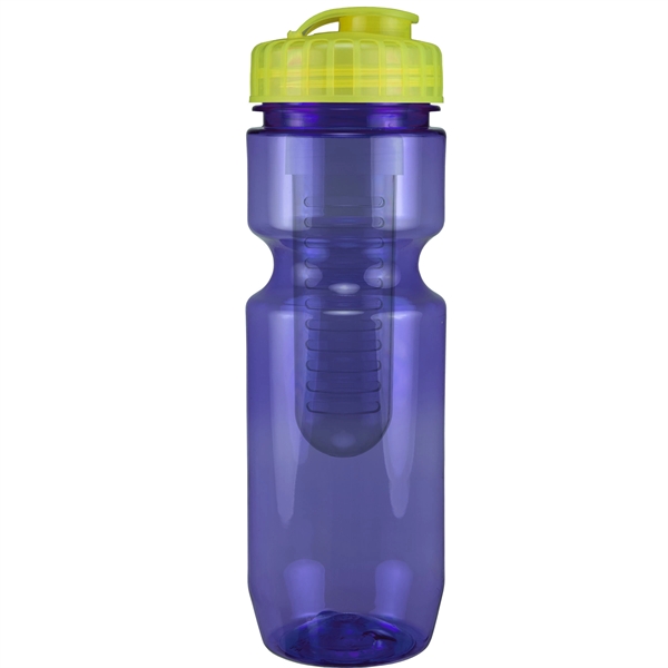 22oz Translucent Bike Bottle with Flip Top Lid & Infuser - 22oz Translucent Bike Bottle with Flip Top Lid & Infuser - Image 85 of 100