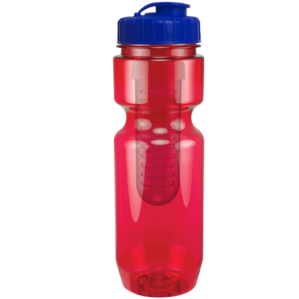 22oz Translucent Bike Bottle with Flip Top Lid & Infuser - 22oz Translucent Bike Bottle with Flip Top Lid & Infuser - Image 88 of 100