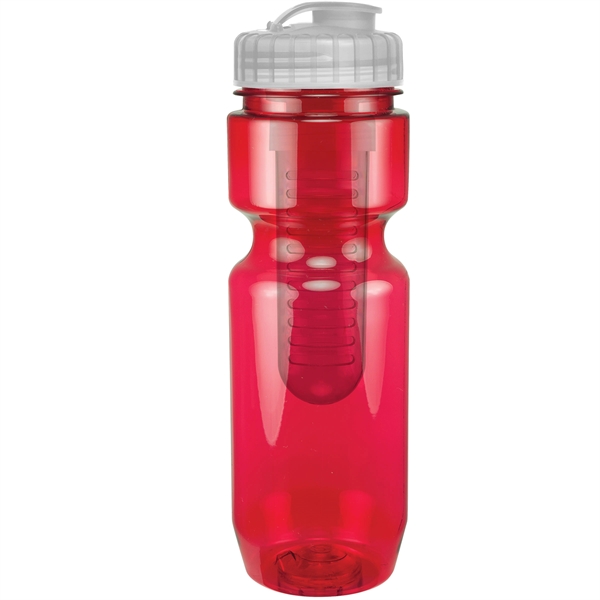 22oz Translucent Bike Bottle with Flip Top Lid & Infuser - 22oz Translucent Bike Bottle with Flip Top Lid & Infuser - Image 89 of 100