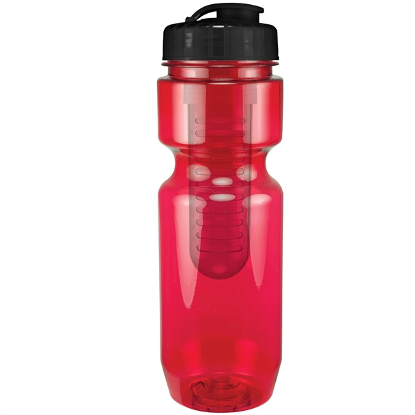 22oz Translucent Bike Bottle with Flip Top Lid & Infuser - 22oz Translucent Bike Bottle with Flip Top Lid & Infuser - Image 92 of 100