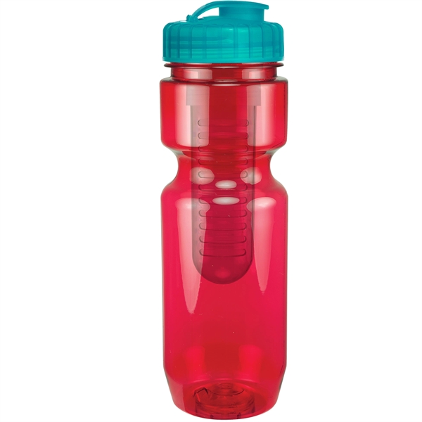 22oz Translucent Bike Bottle with Flip Top Lid & Infuser - 22oz Translucent Bike Bottle with Flip Top Lid & Infuser - Image 93 of 100