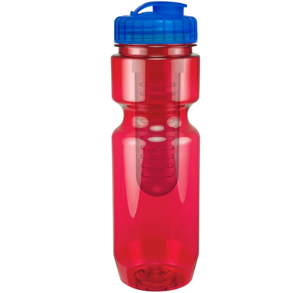 22oz Translucent Bike Bottle with Flip Top Lid & Infuser - 22oz Translucent Bike Bottle with Flip Top Lid & Infuser - Image 94 of 100