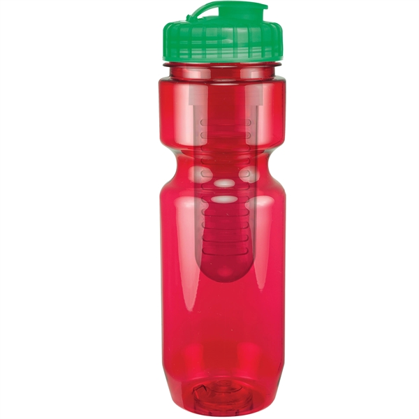 22oz Translucent Bike Bottle with Flip Top Lid & Infuser - 22oz Translucent Bike Bottle with Flip Top Lid & Infuser - Image 95 of 100