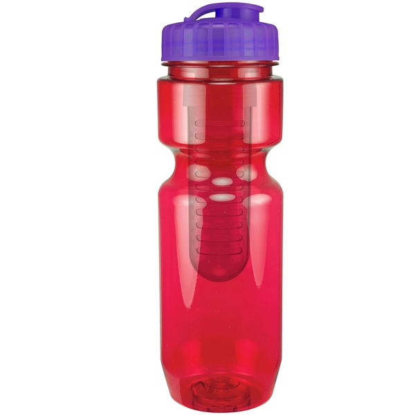 22oz Translucent Bike Bottle with Flip Top Lid & Infuser - 22oz Translucent Bike Bottle with Flip Top Lid & Infuser - Image 97 of 100