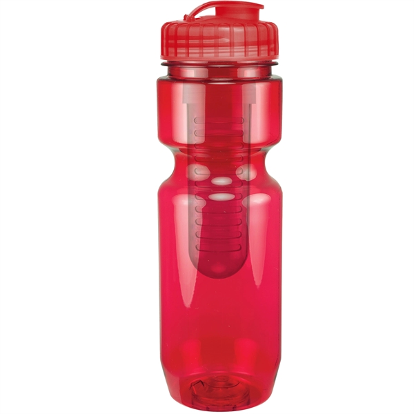 22oz Translucent Bike Bottle with Flip Top Lid & Infuser - 22oz Translucent Bike Bottle with Flip Top Lid & Infuser - Image 98 of 100