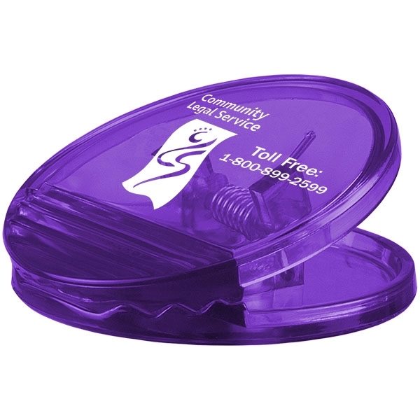 Small Round Bag Clip with Magnet - Small Round Bag Clip with Magnet - Image 1 of 6