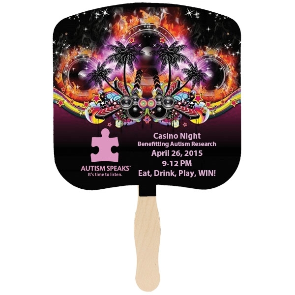 Standard Hand Fan - 4 Color Process - Standard Hand Fan - 4 Color Process - Image 13 of 20