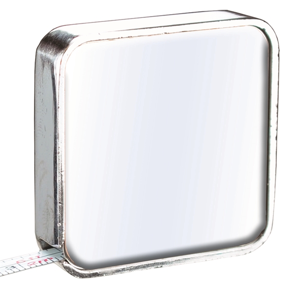 Domed Chrome Metal Case Tape Measure - Domed Chrome Metal Case Tape Measure - Image 2 of 2