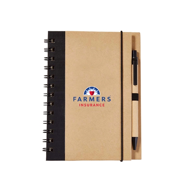 Eco Friendly Notebook with pen - Eco Friendly Notebook with pen - Image 2 of 6