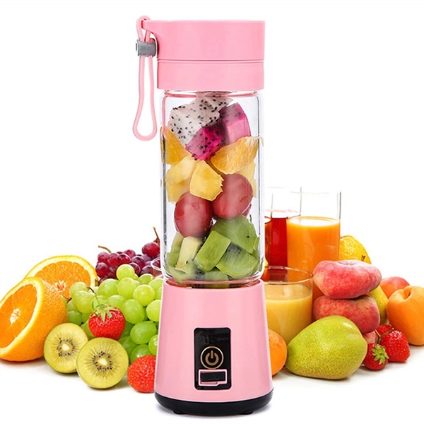 6-Blade Portable USB Mini Mixer Juicer Cup - 6-Blade Portable USB Mini Mixer Juicer Cup - Image 0 of 3