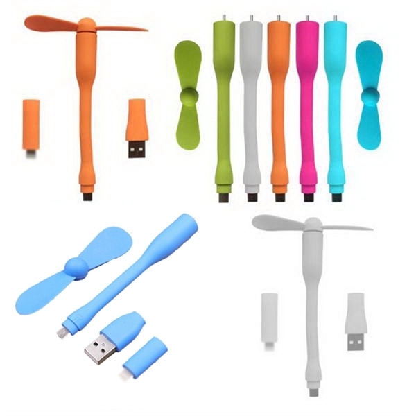 Mini USB Fan Multi-use Phone Computer - Mini USB Fan Multi-use Phone Computer - Image 0 of 2