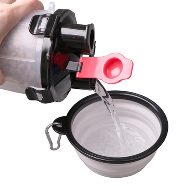 Pet Water&Food Bowl Cups With Collapsible Dog Bowl - Pet Water&Food Bowl Cups With Collapsible Dog Bowl - Image 2 of 3