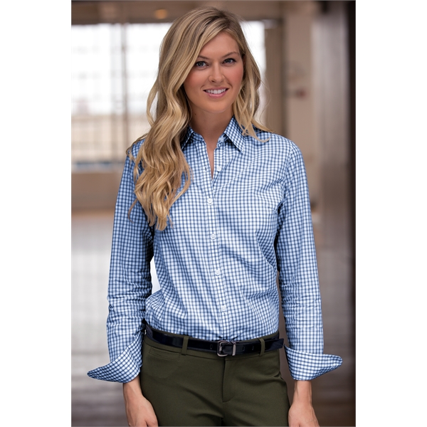 Women's Easy-Care Gingham Check Shirt - Women's Easy-Care Gingham Check Shirt - Image 5 of 73