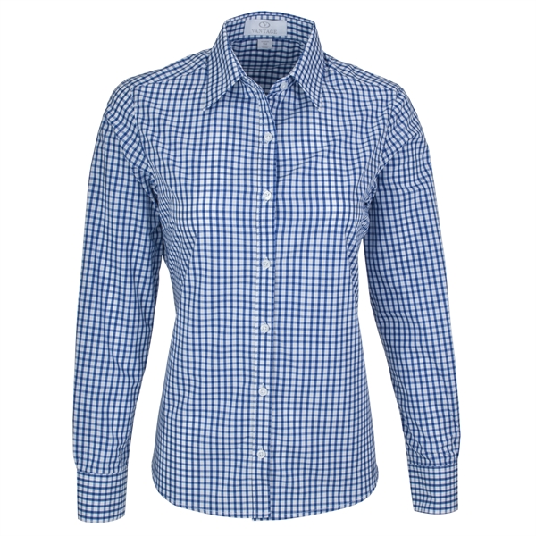 Women's Easy-Care Gingham Check Shirt - Women's Easy-Care Gingham Check Shirt - Image 6 of 73