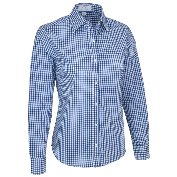 Women's Easy-Care Gingham Check Shirt - Women's Easy-Care Gingham Check Shirt - Image 8 of 73