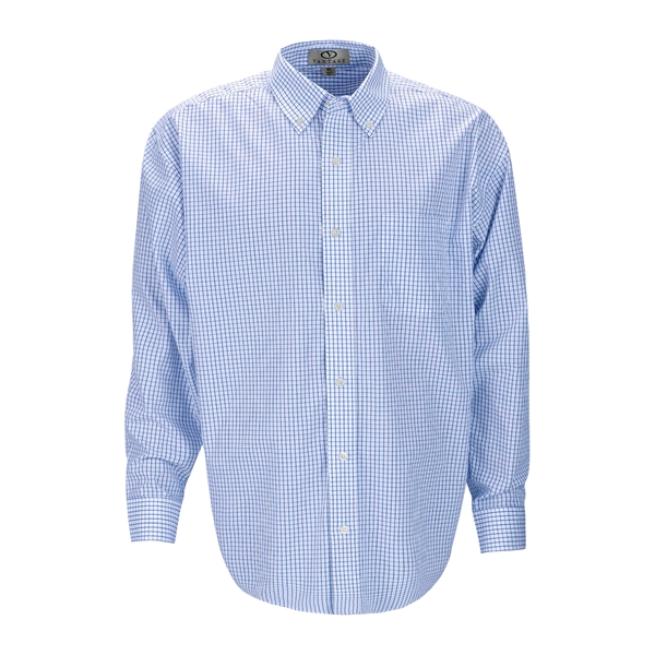 Easy-Care Poplin Box Plaid Shirt - Easy-Care Poplin Box Plaid Shirt - Image 6 of 41