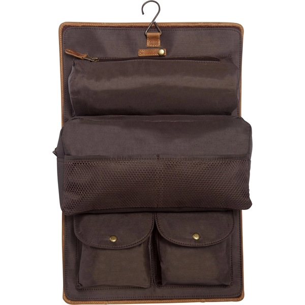 Buffalo Mountain Leather Travel Kit Bag - Buffalo Mountain Leather Travel Kit Bag - Image 7 of 13