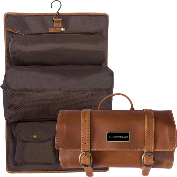 Buffalo Mountain Leather Travel Kit Bag - Buffalo Mountain Leather Travel Kit Bag - Image 0 of 13