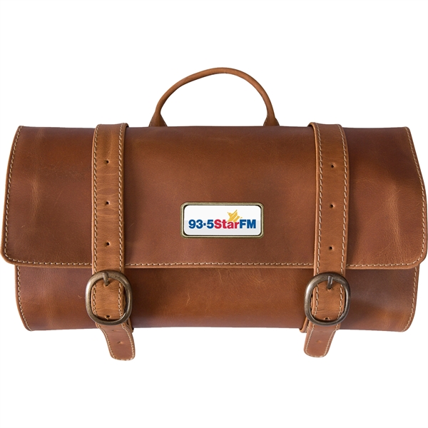 Buffalo Mountain Leather Travel Kit Bag - Buffalo Mountain Leather Travel Kit Bag - Image 3 of 13