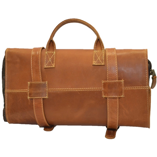 Buffalo Mountain Leather Travel Kit Bag - Buffalo Mountain Leather Travel Kit Bag - Image 10 of 13