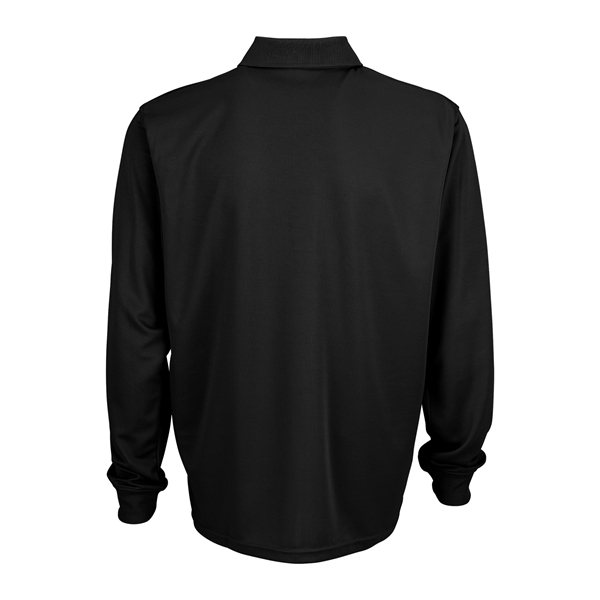 Omega Long Sleeve Solid Mesh Tech Polo - Omega Long Sleeve Solid Mesh Tech Polo - Image 11 of 19