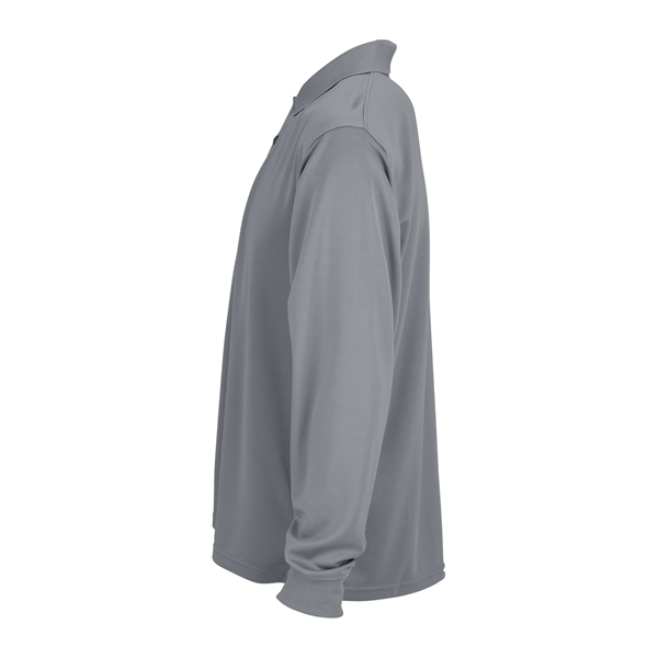 Omega Long Sleeve Solid Mesh Tech Polo - Omega Long Sleeve Solid Mesh Tech Polo - Image 5 of 19
