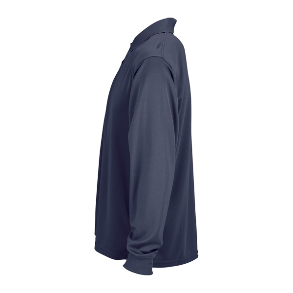 Omega Long Sleeve Solid Mesh Tech Polo - Omega Long Sleeve Solid Mesh Tech Polo - Image 16 of 19