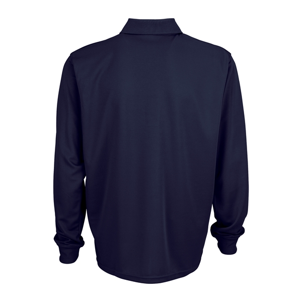 Omega Long Sleeve Solid Mesh Tech Polo - Omega Long Sleeve Solid Mesh Tech Polo - Image 18 of 19