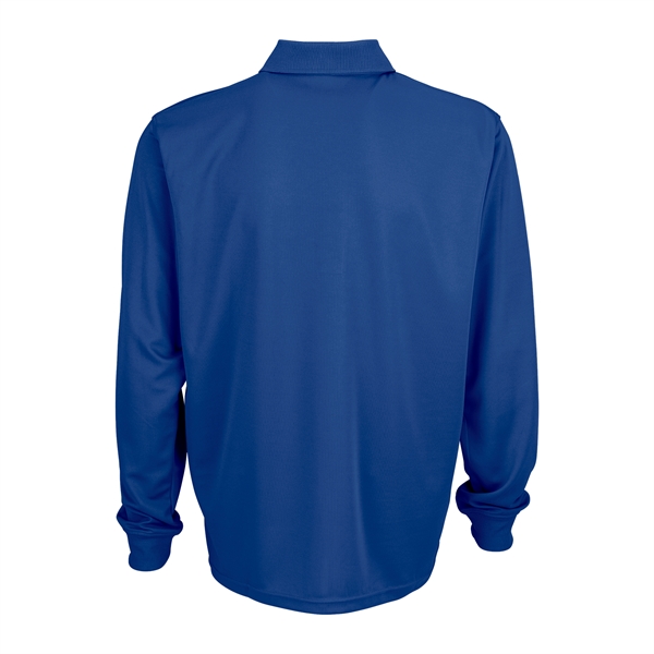 Omega Long Sleeve Solid Mesh Tech Polo - Omega Long Sleeve Solid Mesh Tech Polo - Image 3 of 19