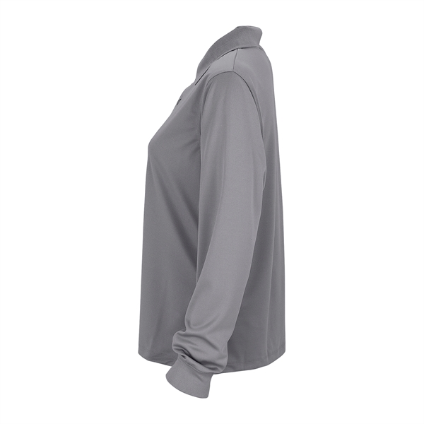 Women's Omega Long Sleeve Solid Mesh Tech Polo - Women's Omega Long Sleeve Solid Mesh Tech Polo - Image 11 of 19