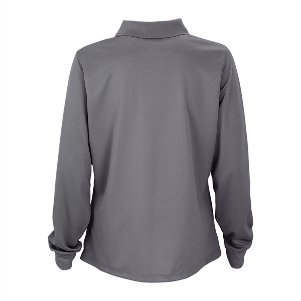 Women's Omega Long Sleeve Solid Mesh Tech Polo - Women's Omega Long Sleeve Solid Mesh Tech Polo - Image 13 of 19