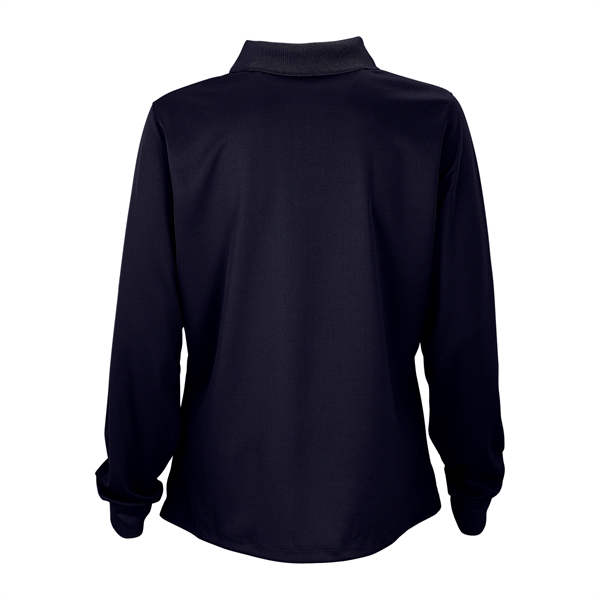 Women's Omega Long Sleeve Solid Mesh Tech Polo - Women's Omega Long Sleeve Solid Mesh Tech Polo - Image 10 of 19