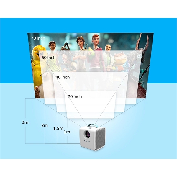 Home Portable Projector Q2 - Home Portable Projector Q2 - Image 3 of 3