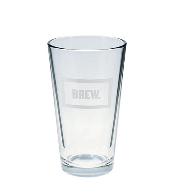 16 oz Pint Glass - 16 oz Pint Glass - Image 2 of 3