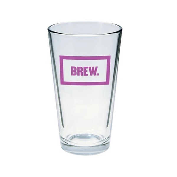 16 oz Pint Glass - 16 oz Pint Glass - Image 3 of 3