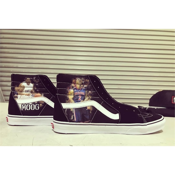 Custom Sk8 Hi Vans - Black - Custom Sk8 Hi Vans - Black - Image 2 of 4