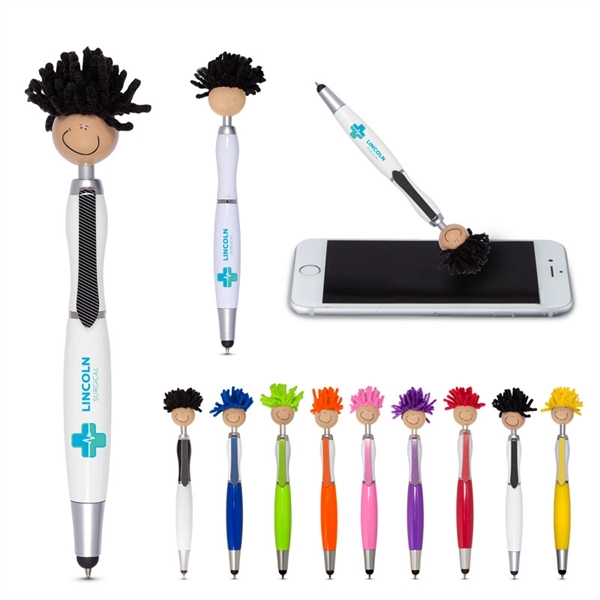 Multi-Culture MopToppers® Screen Cleaner with Stylus Pen - Multi-Culture MopToppers® Screen Cleaner with Stylus Pen - Image 0 of 8