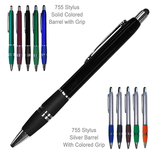 Popular Elegant Stylus Ballpoint Pens With Comfort Grip - Popular Elegant Stylus Ballpoint Pens With Comfort Grip - Image 1 of 9