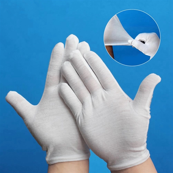 Disosable White Work Glove - Disosable White Work Glove - Image 4 of 6